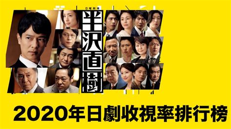 日本收視率查詢|2020年日劇收視率排行榜：闊別7年的《半澤直樹。